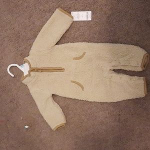 Baby fleece onsie
